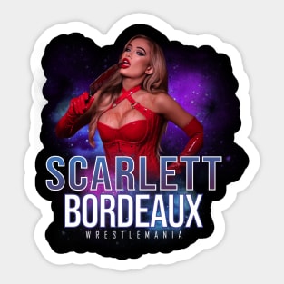 scarlett wrestle Sticker